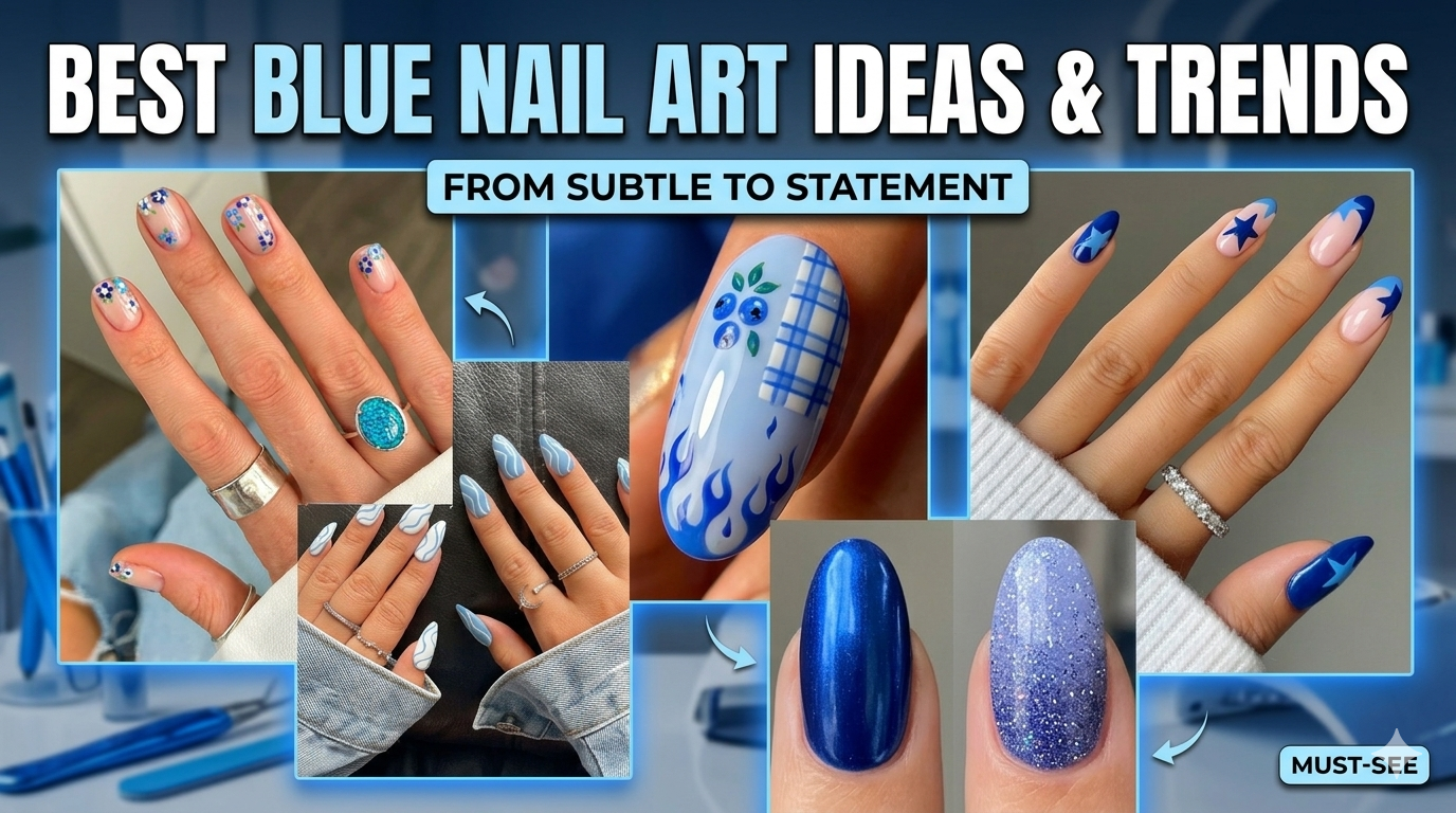 18 Summer Nails 2026 Blue Color Combinations