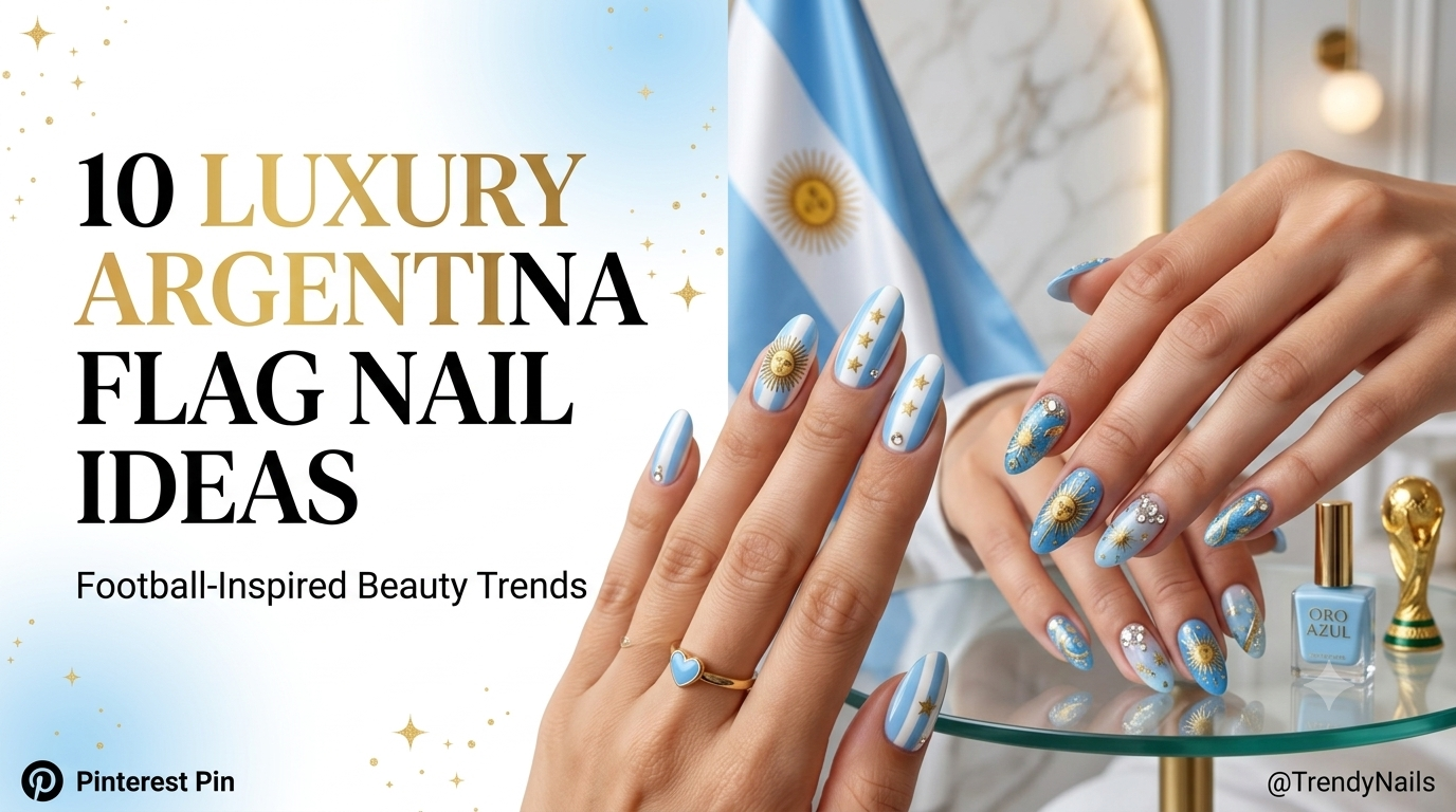 10 Argentina Flag Nail Ideas