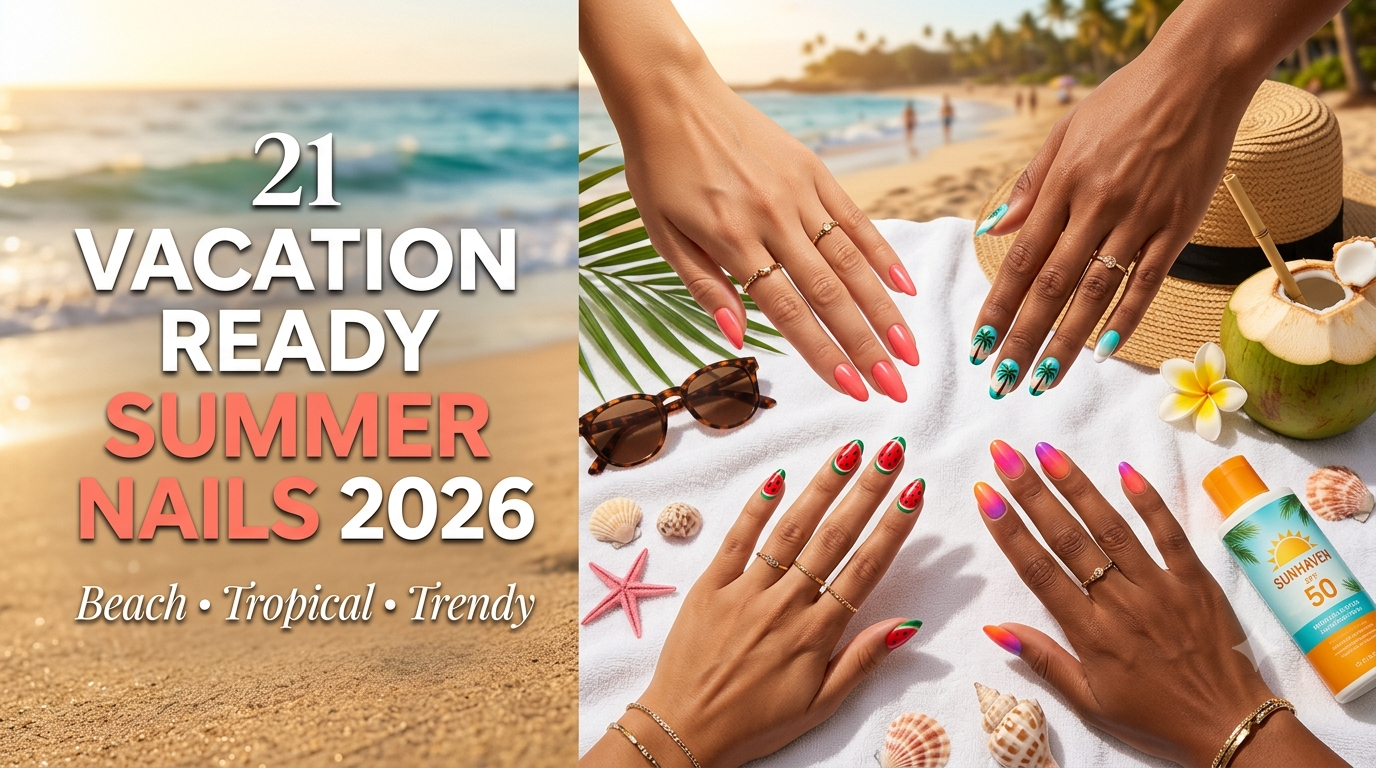 21 Vacation Ready Summer Nails 2026