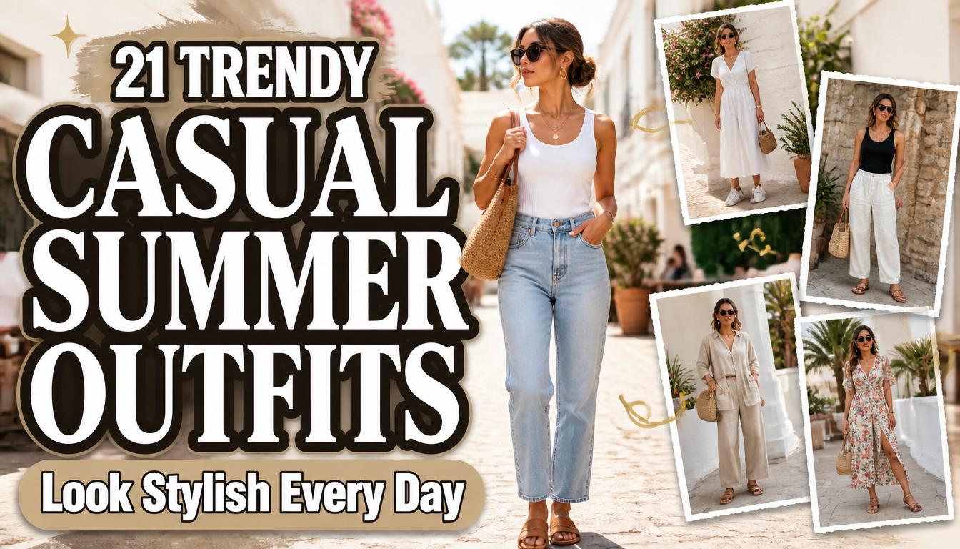 21 Trendy Casual Summer Outfits
