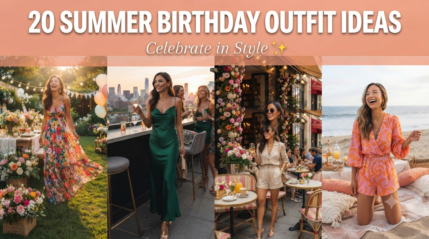 20 Summer Birthday Outfit Ideas to Celebrate in Style
