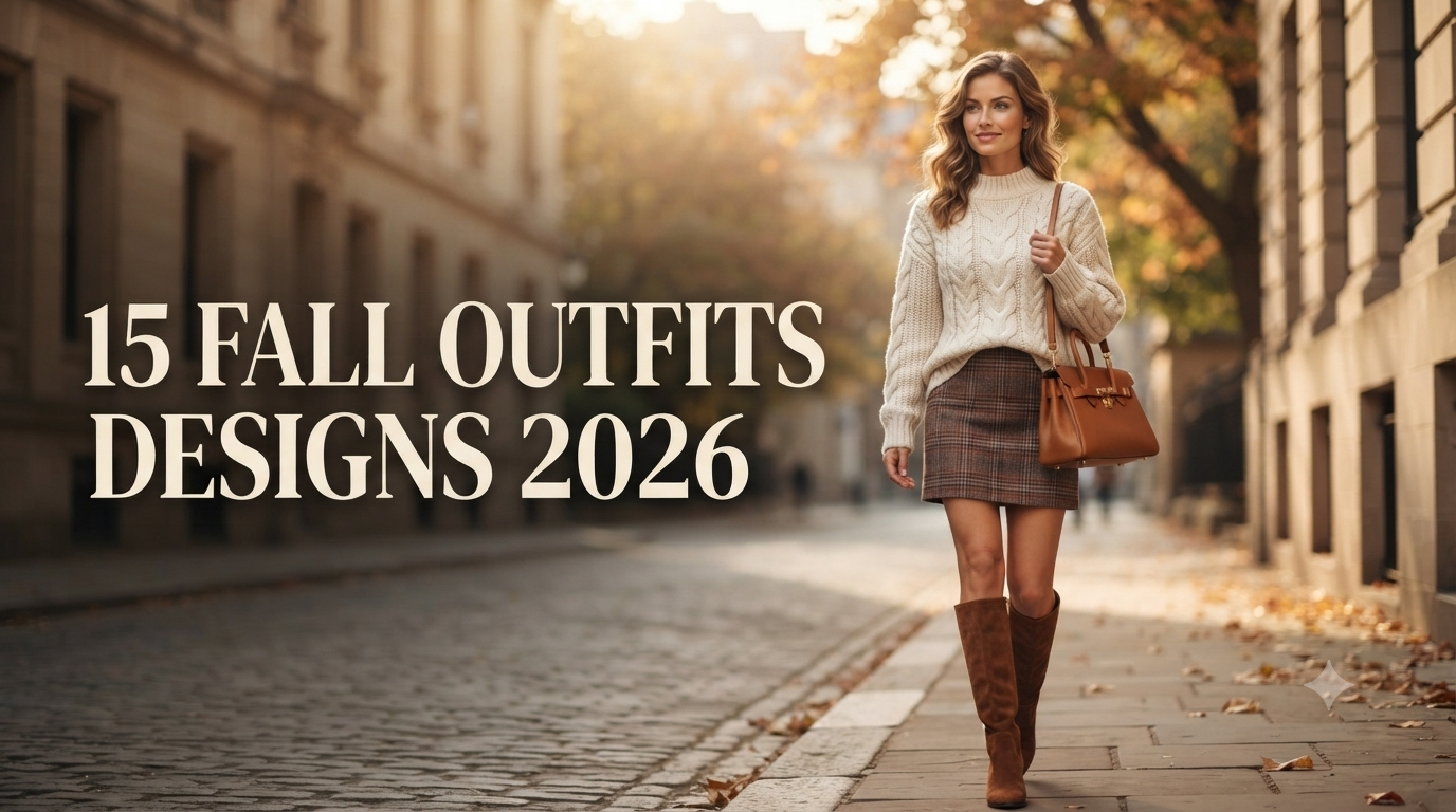 15 Fall Outfits Designs 2026: Cute & Trendy Autumn Looks to Try