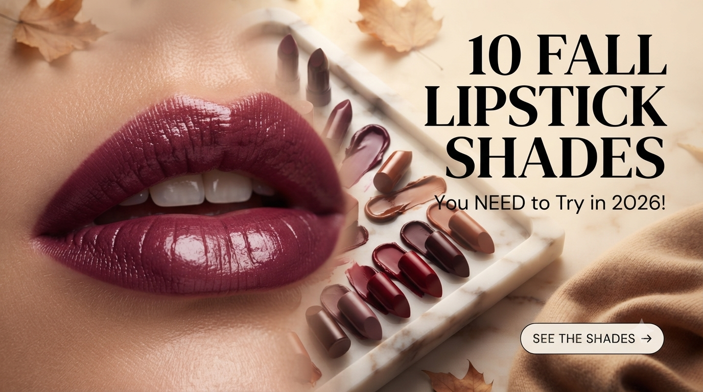 10 Gorgeous Fall Lipstick Shades to Try in 2026